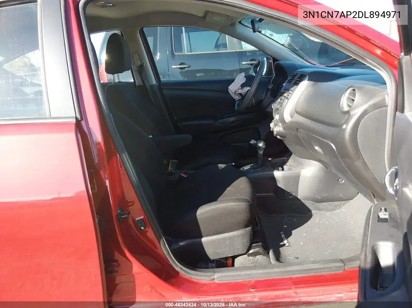 2013 NISSAN VERSA VIN 3N1CN7AP2DL894971 — фото 5