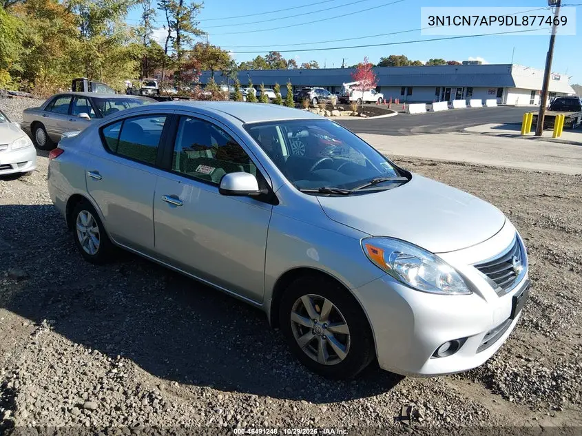 NISSAN VERSA 2013, VIN 3N1CN7AP9DL877469