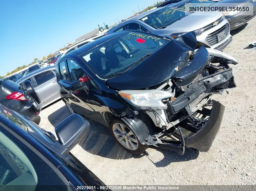 NISSAN VERSA 2014, VIN 3N1CE2CP9EL354650