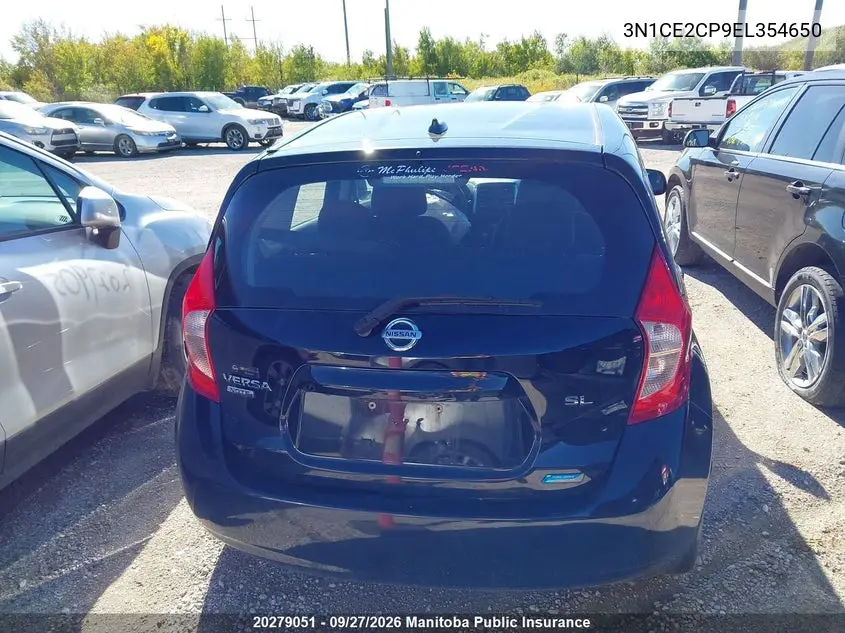 2014 NISSAN VERSA VIN 3N1CE2CP9EL354650 — фото 14