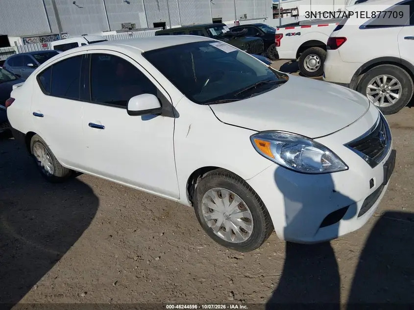 NISSAN VERSA 2014, VIN 3N1CN7AP1EL877709