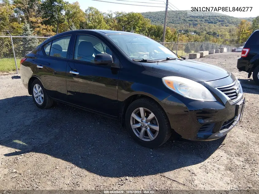 NISSAN VERSA 2014, VIN 3N1CN7AP8EL846277