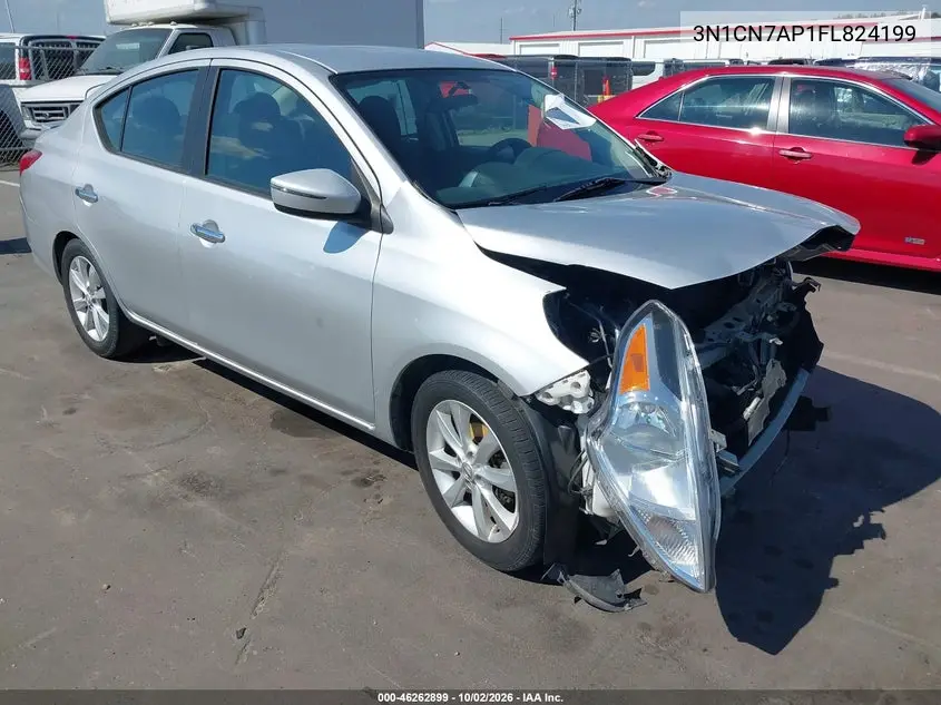 NISSAN VERSA 2015, VIN 3N1CN7AP1FL824199