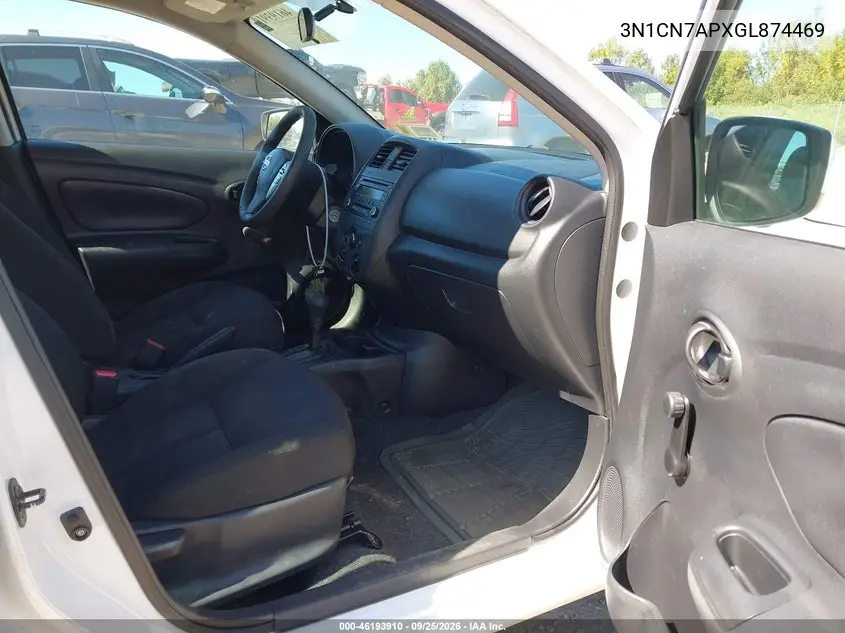 2016 NISSAN VERSA VIN 3N1CN7APXGL874469 — фото 5