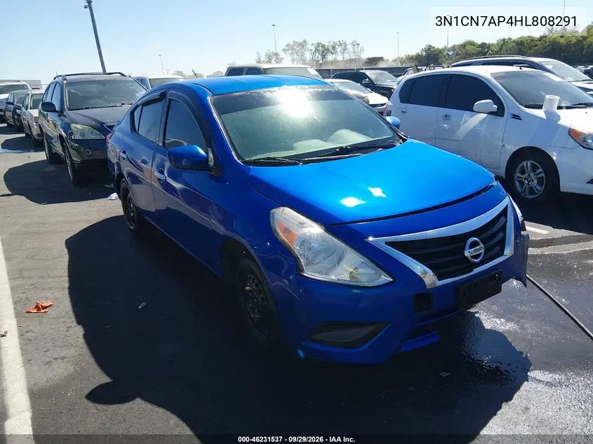 NISSAN VERSA 2017, VIN 3N1CN7AP4HL808291