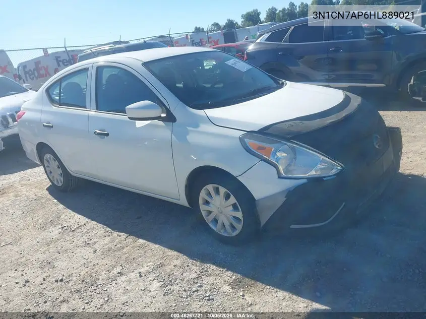 NISSAN VERSA 2017, VIN 3N1CN7AP6HL889021