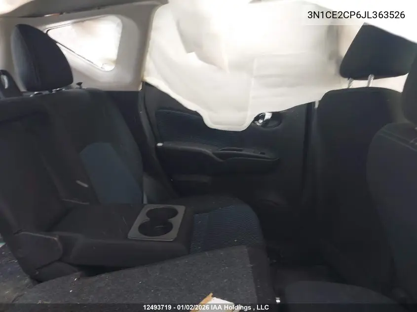 2018 NISSAN VERSA VIN 3N1CE2CP6JL363526 — фото 8