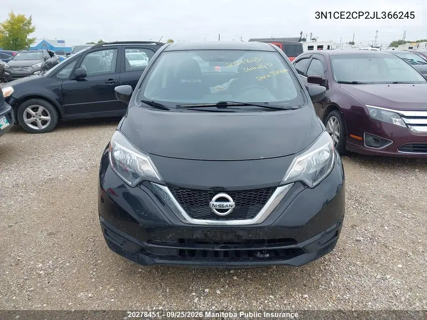 2018 NISSAN VERSA VIN 3N1CE2CP2JL366245 — фото 11