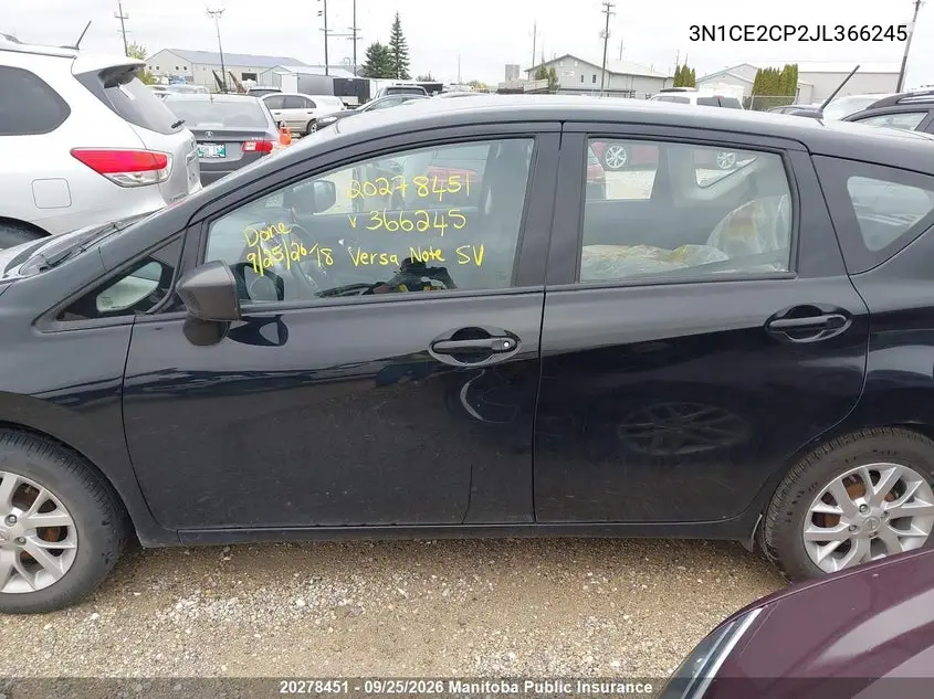 2018 NISSAN VERSA VIN 3N1CE2CP2JL366245 — фото 13