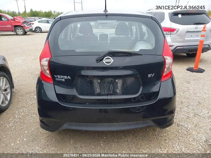 2018 NISSAN VERSA VIN 3N1CE2CP2JL366245 — фото 15