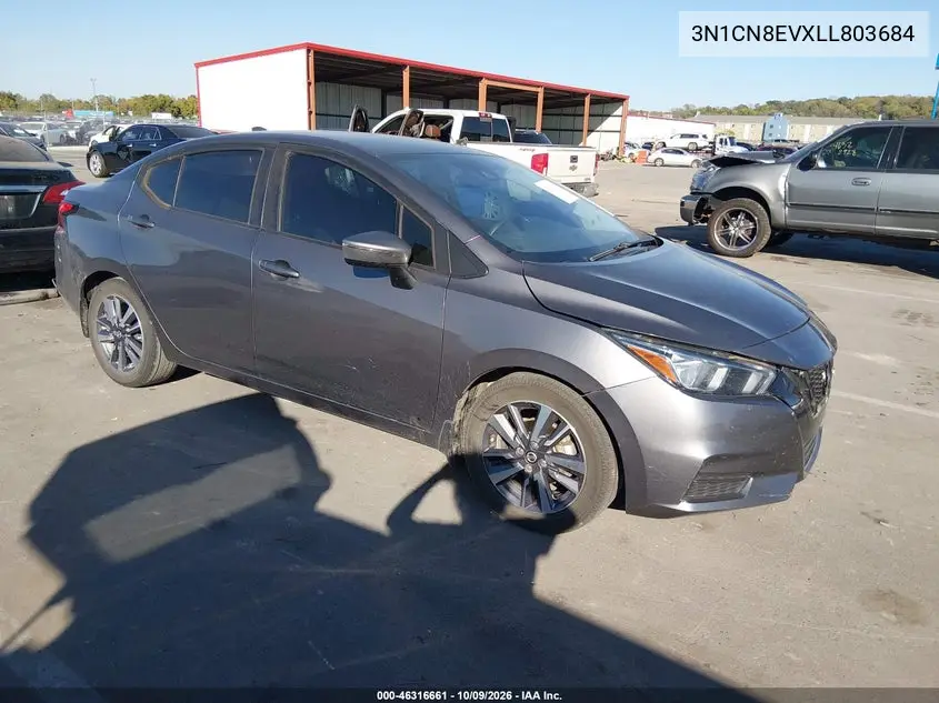 NISSAN VERSA 2020, VIN 3N1CN8EVXLL803684