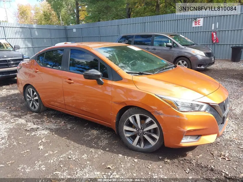 NISSAN VERSA 2020, VIN 3N1CN8FV1LL810084