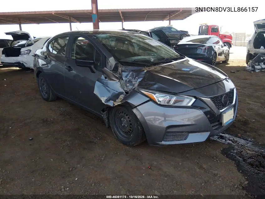 NISSAN VERSA 2020, VIN 3N1CN8DV3LL866157