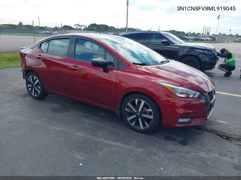 NISSAN VERSA 2021, VIN 3N1CN8FV8ML919045