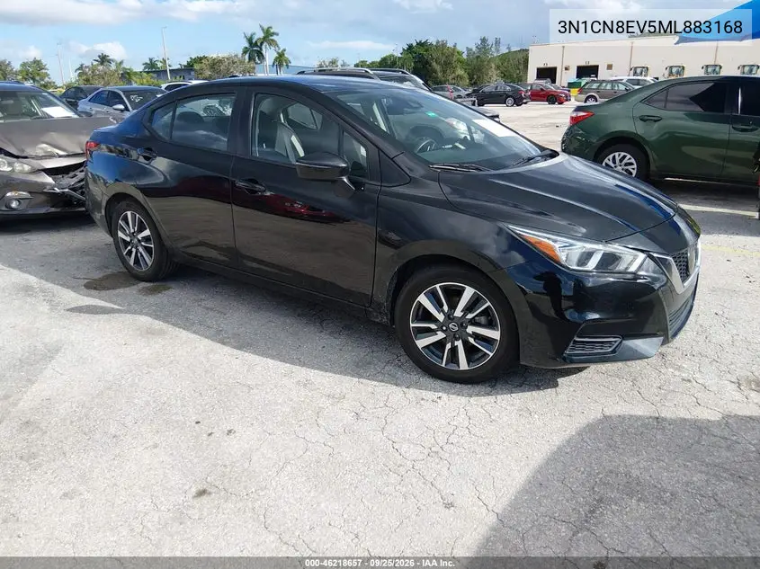 NISSAN VERSA 2021, VIN 3N1CN8EV5ML883168