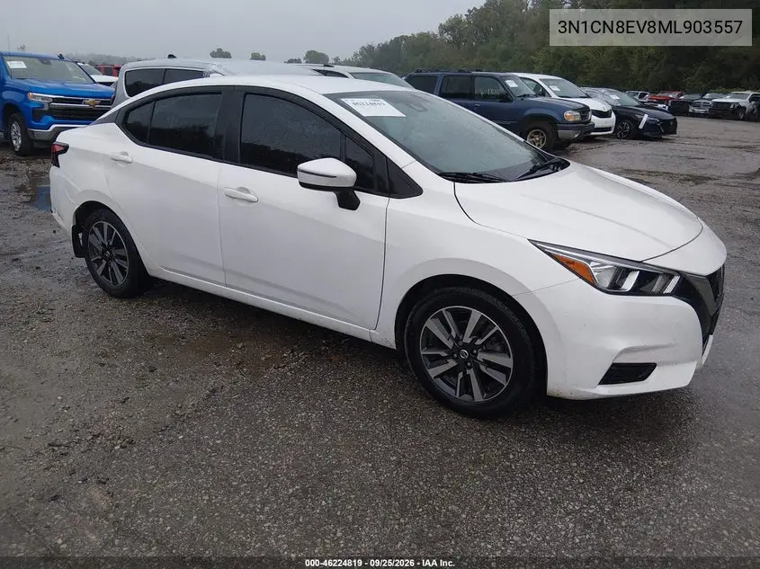 NISSAN VERSA 2021, VIN 3N1CN8EV8ML903557