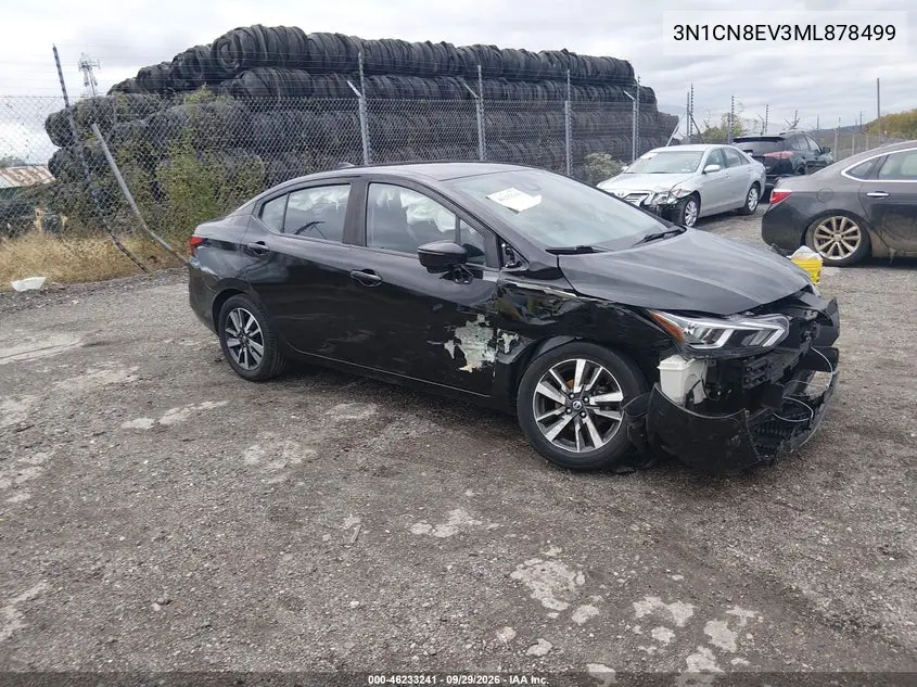 NISSAN VERSA 2021, VIN 3N1CN8EV3ML878499