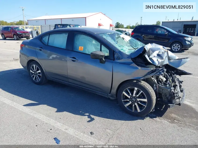 NISSAN VERSA 2021, VIN 3N1CN8EV0ML829051