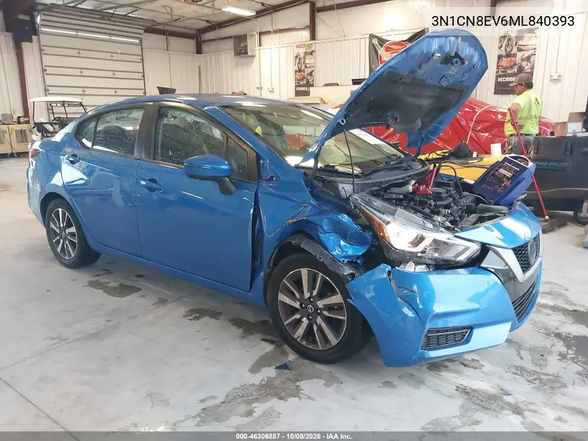 NISSAN VERSA 2021, VIN 3N1CN8EV6ML840393