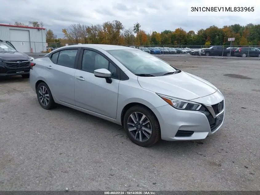 NISSAN VERSA 2021, VIN 3N1CN8EV1ML833965