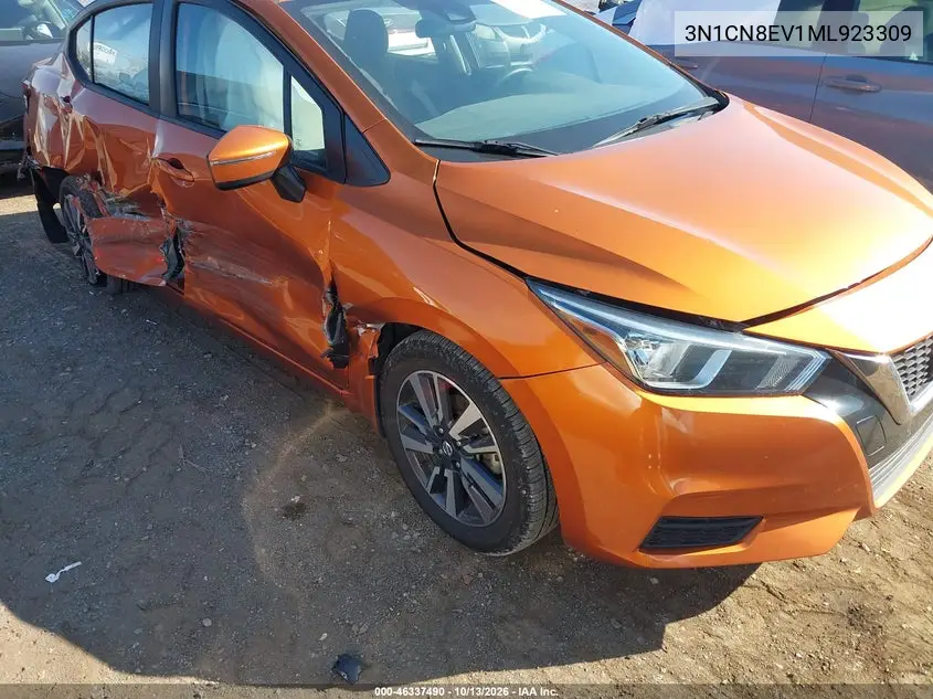 NISSAN VERSA 2021, VIN 3N1CN8EV1ML923309