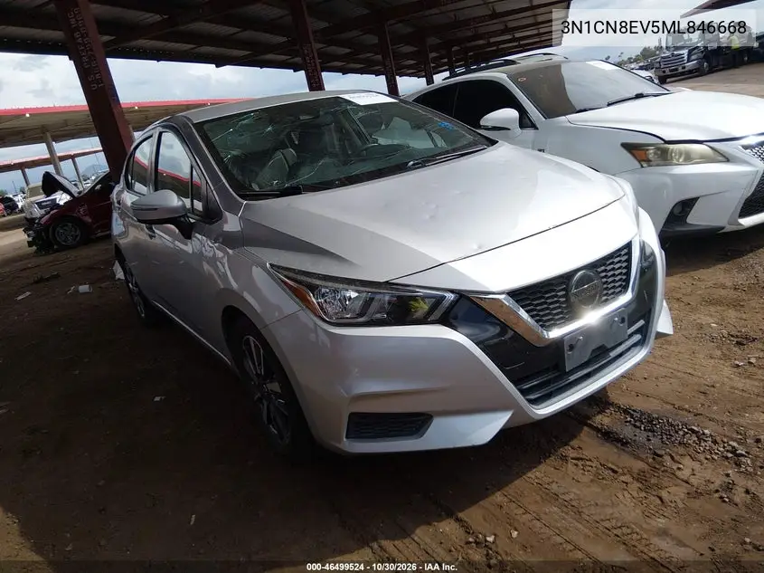 NISSAN VERSA 2021, VIN 3N1CN8EV5ML846668