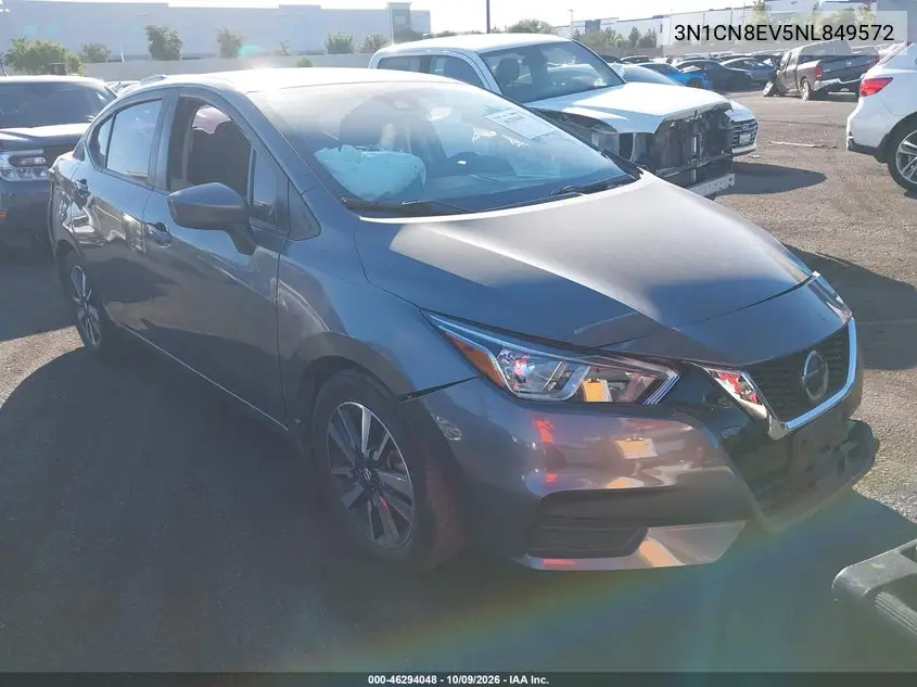 NISSAN VERSA 2022, VIN 3N1CN8EV5NL849572