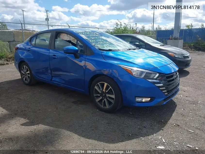 NISSAN VERSA 2023, VIN 3N1CN8EV9PL814178