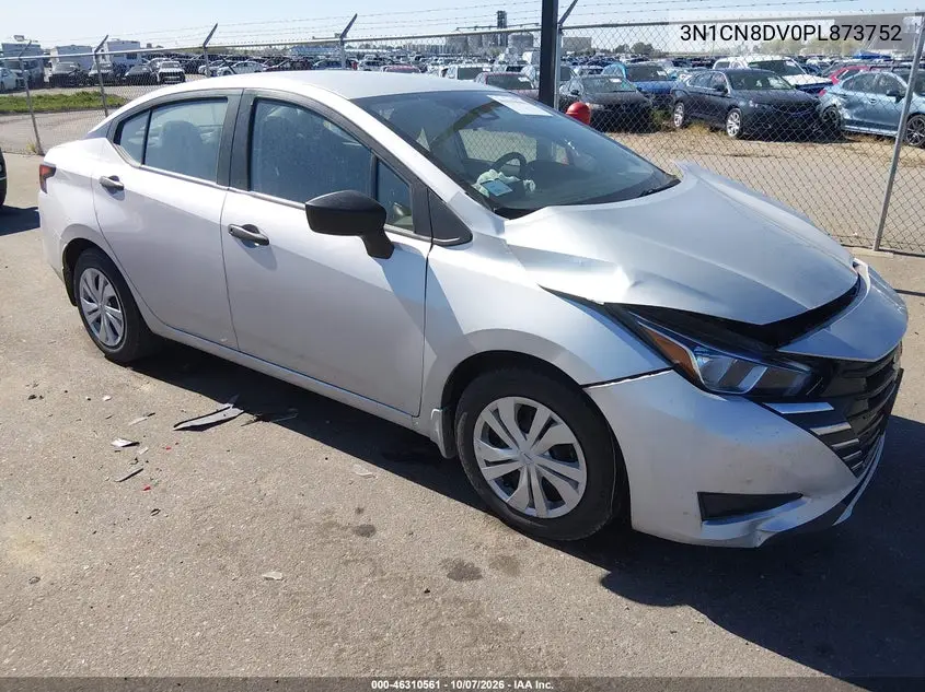 NISSAN VERSA 2023, VIN 3N1CN8DV0PL873752
