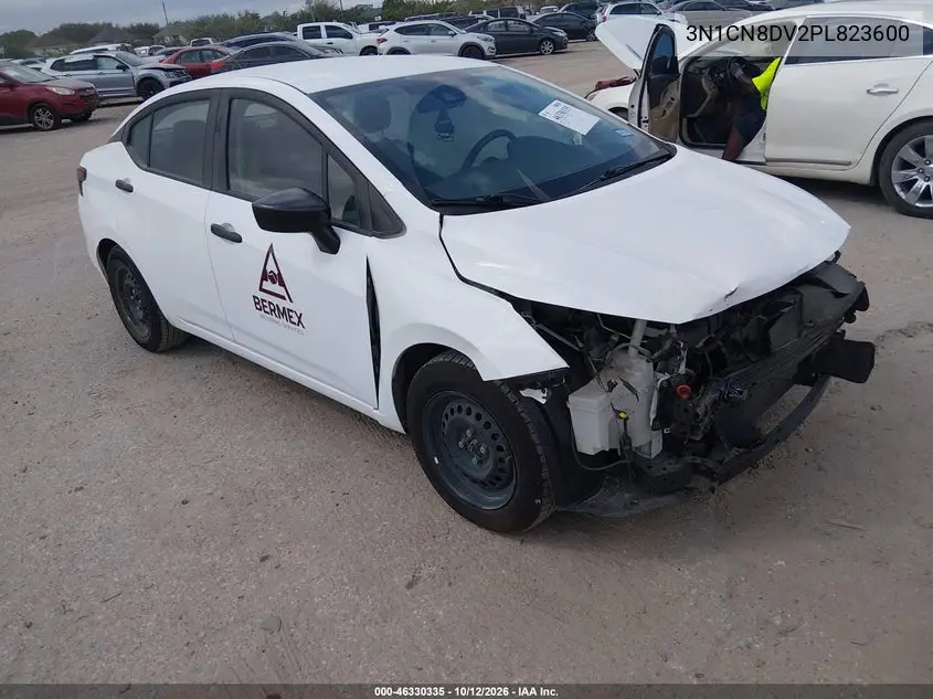 NISSAN VERSA 2023, VIN 3N1CN8DV2PL823600