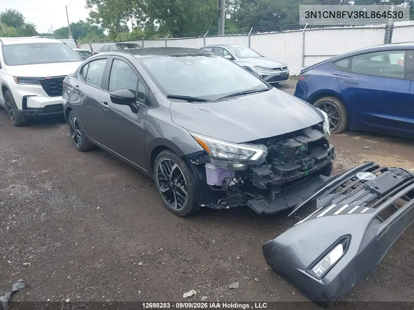NISSAN VERSA 2024, VIN 3N1CN8FV3RL864530