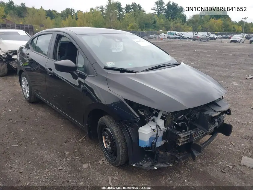 NISSAN VERSA 2024, VIN 3N1CN8DV8RL841652