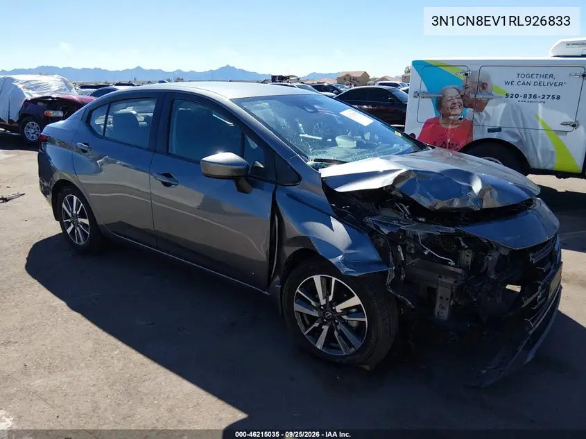 NISSAN VERSA 2024, VIN 3N1CN8EV1RL926833