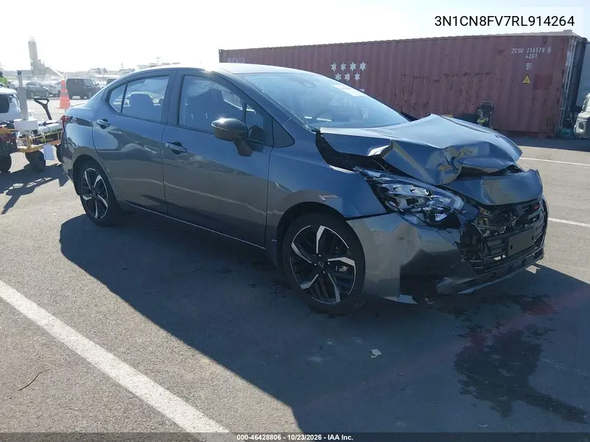 NISSAN VERSA 2024, VIN 3N1CN8FV7RL914264