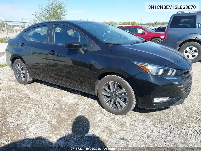 NISSAN VERSA 2025, VIN 3N1CN8EV1SL863870