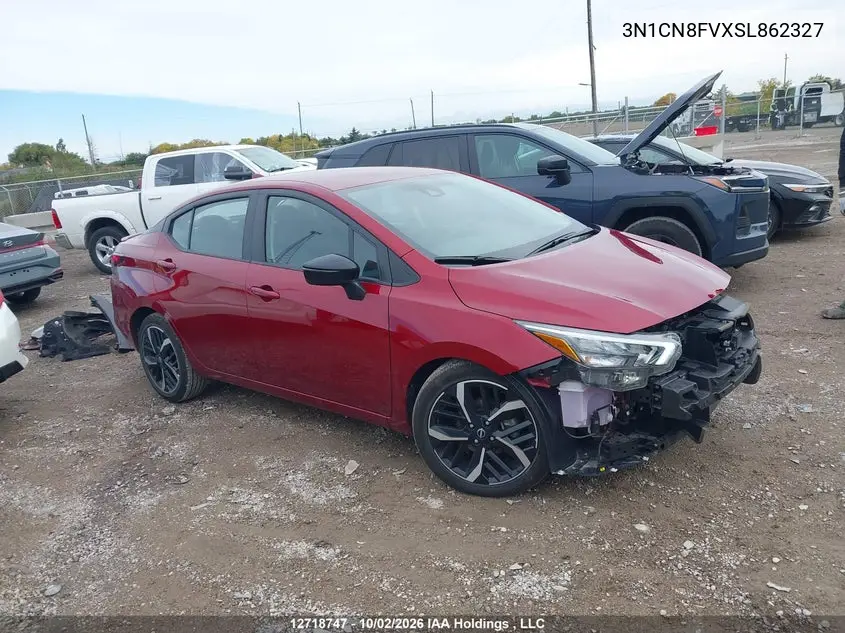 NISSAN VERSA 2025, VIN 3N1CN8FVXSL862327