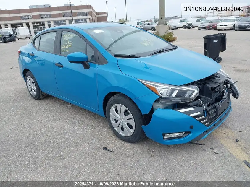 NISSAN VERSA 2025, VIN 3N1CN8DV4SL829049