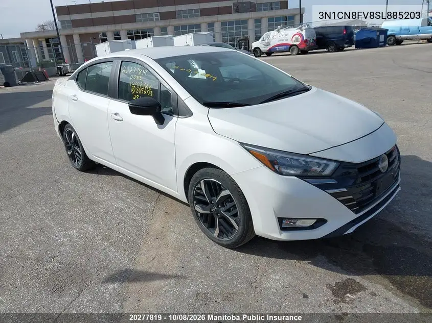 NISSAN VERSA 2025, VIN 3N1CN8FV8SL885203