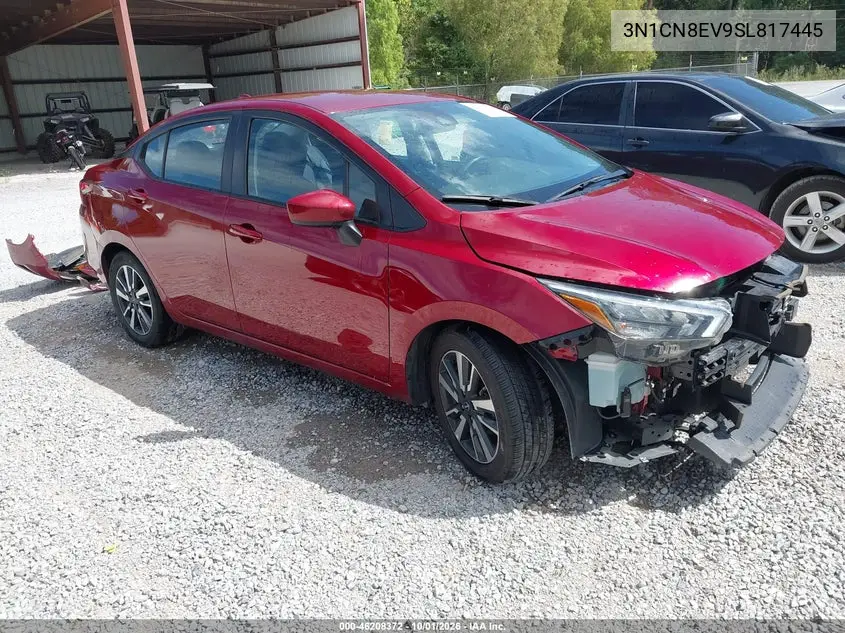 NISSAN VERSA 2025, VIN 3N1CN8EV9SL817445