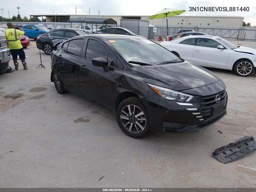 NISSAN VERSA 2025, VIN 3N1CN8EV0SL881440