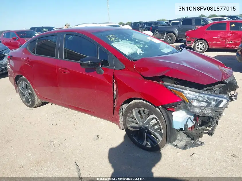 NISSAN VERSA 2025, VIN 3N1CN8FV0SL877015