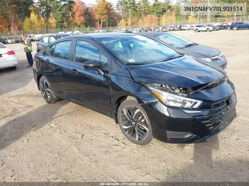 NISSAN VERSA 2025, VIN 3N1CN8FV7SL903514