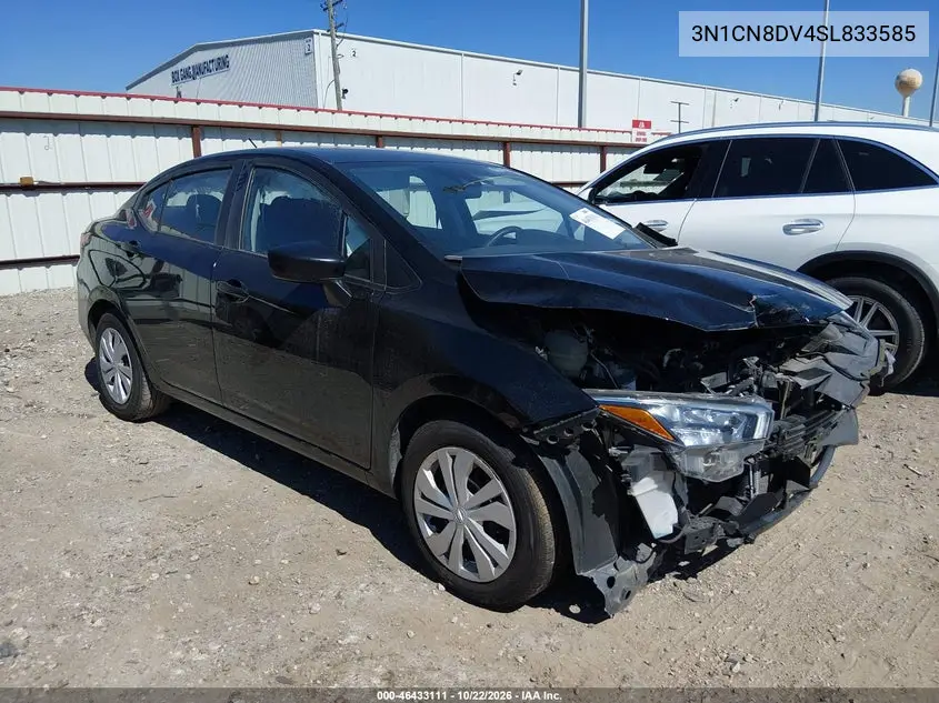 NISSAN VERSA 2025, VIN 3N1CN8DV4SL833585