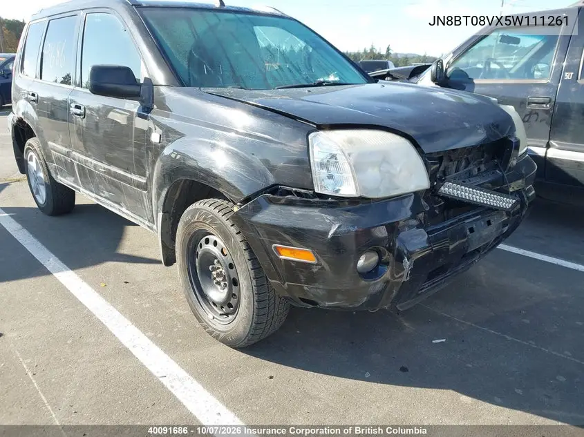NISSAN X-TRAIL 2005, VIN JN8BT08VX5W111261