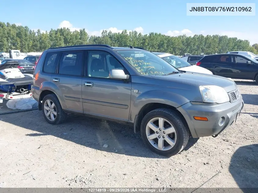 NISSAN X-TRAIL 2006, VIN JN8BT08V76W210962