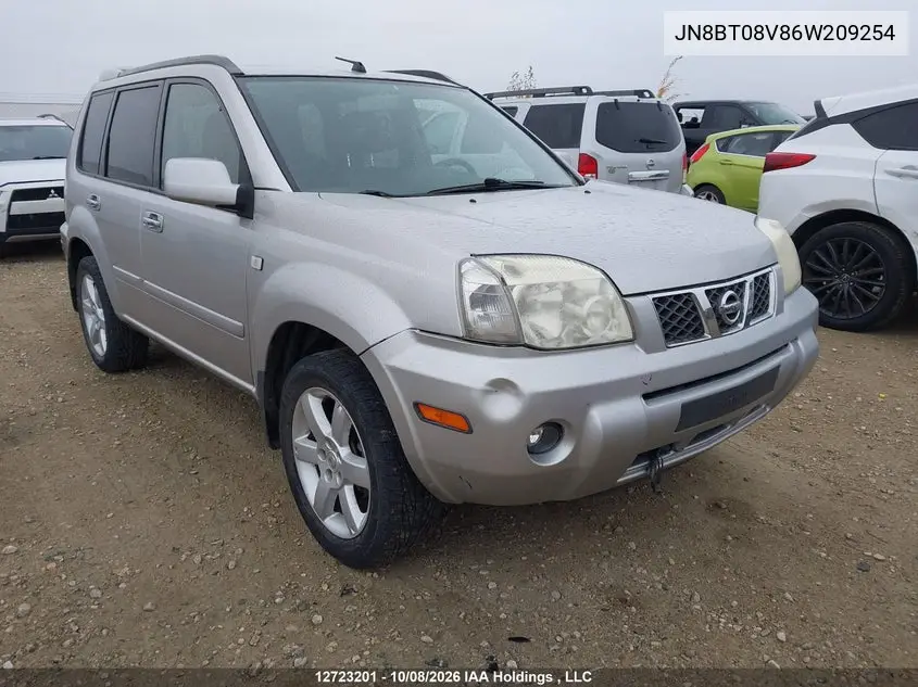 NISSAN X-TRAIL 2006, VIN JN8BT08V86W209254
