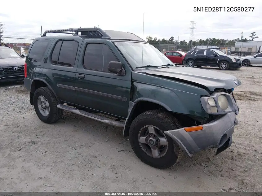 NISSAN XTERRA 2002, VIN 5N1ED28T12C580277