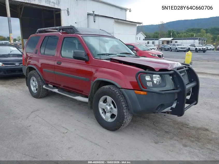 NISSAN XTERRA 2004, VIN 5N1ED28Y64C660706
