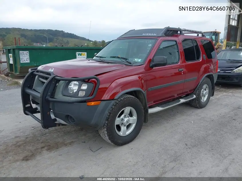 2004 NISSAN XTERRA VIN 5N1ED28Y64C660706 — фото 2