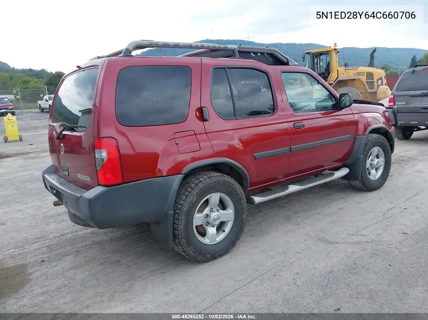 2004 NISSAN XTERRA VIN 5N1ED28Y64C660706 — фото 4